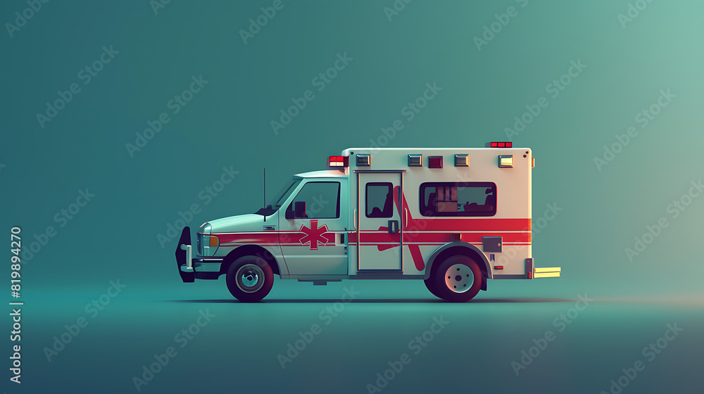 First aid kit, minimal background, Equipment for helping basic patients stay safe First aid kit, minimal background, Equipment for helping basic patients stay safe