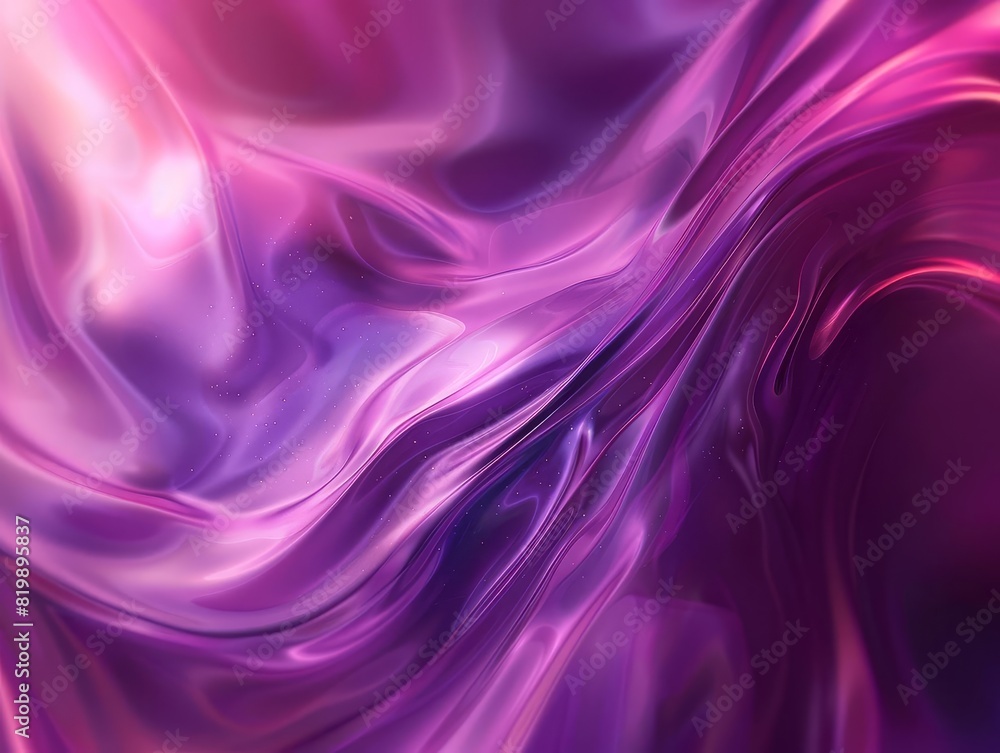 Obraz premium Abstract purple and pink silk texture. Smooth flowing waves creating a soft, elegant, and luxurious visual experience. Perfect for backgrounds.