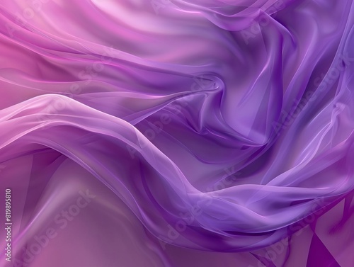 Abstract background with soft  flowing purple silk fabric textures creating a dreamy and elegant visual effect  perfect for design projects.