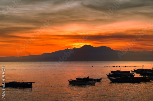 Sunset at San Juan, Siquijor island
