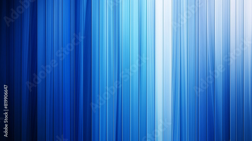 A blue and white painting with a blue stripe