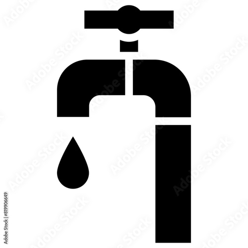 faucet solid icon