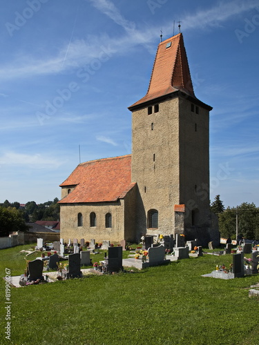 St. Nicolaus church in Milhostov, Czech Republic, Europe
 photo