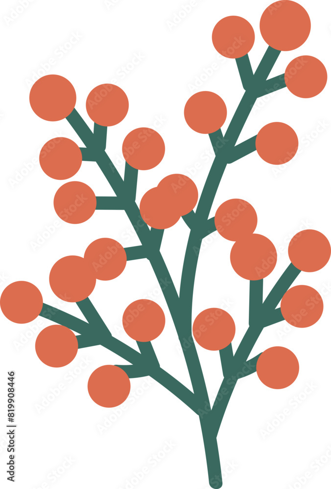 Red flower clipart vector Red flower clipart vector