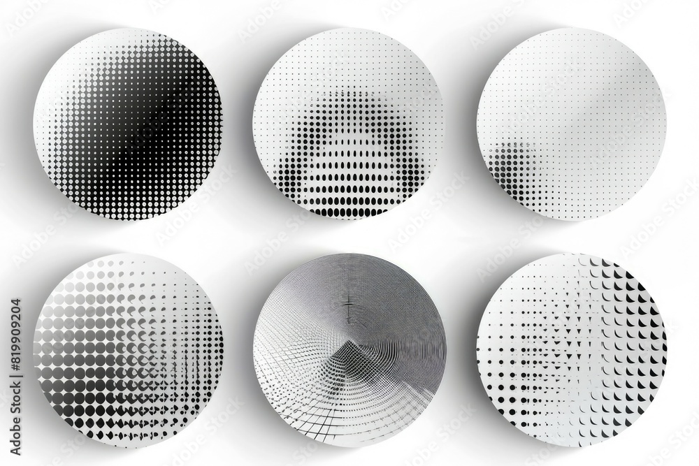 Four plates with unique designs, perfect for home decor projects Four plates with unique designs, perfect for home decor projects