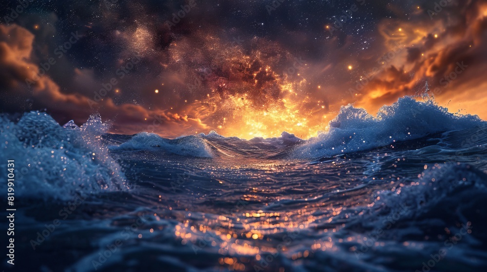 Naklejka premium Immerse viewers in a dynamic