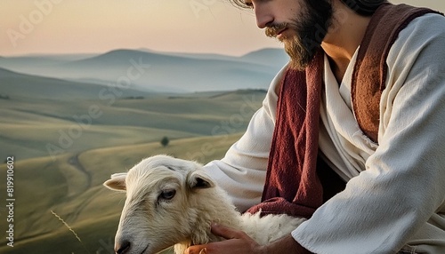  Divine Connection  Jesus and the Lamb in Sacred Artistry  