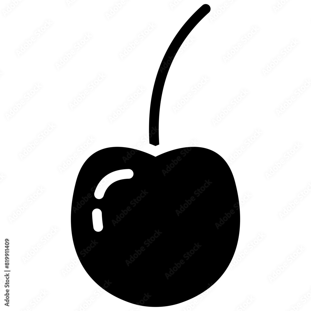 cherry solid icon cherry solid icon
