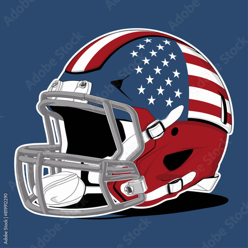 american football helmet