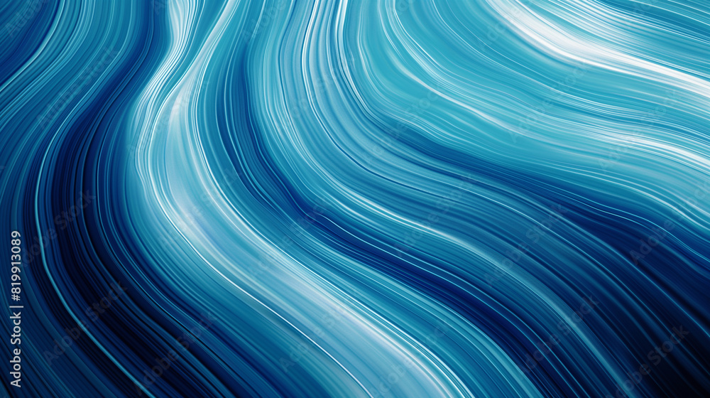 A blue wave with a lot of white specks A blue wave with a lot of white specks