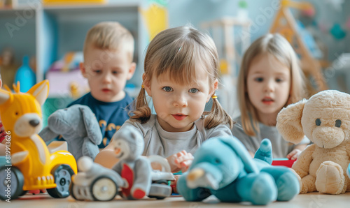 Group Play in Kindergarten: Learning and Development with Educational Toys
