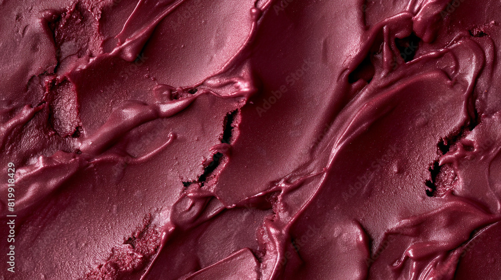 top view of mulled wine ice cream surface, a closeup of the mulled wine ice cream texture, featuring its creamy base with a deep red color and hints of spices top view of mulled wine ice cream surface, a closeup of the mulled wine ice cream texture, featuring its creamy base with a deep red color and hints of spices