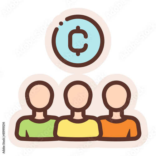 crypto community sticker