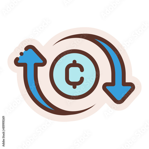 crypto exchange sticker