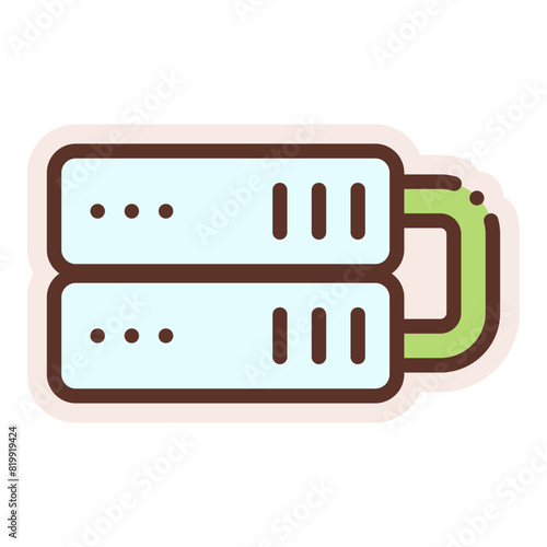 database storage sticker