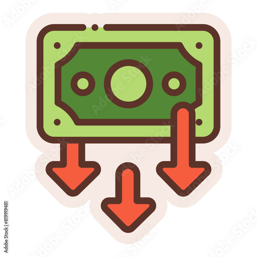 fiat money inflation sticker