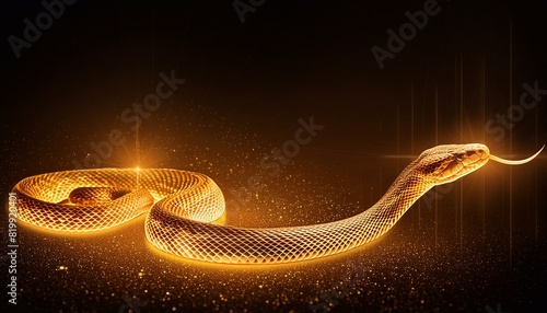 golden snake photo