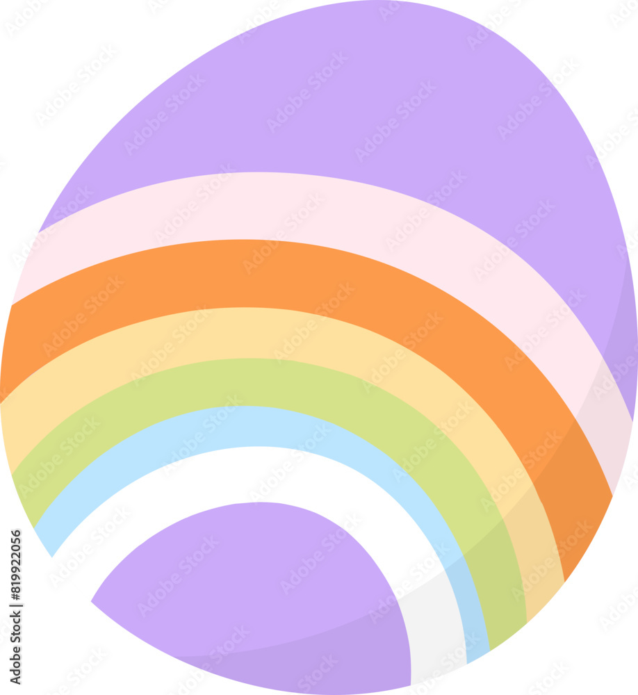 Obraz premium Cute easter egg illustration vector