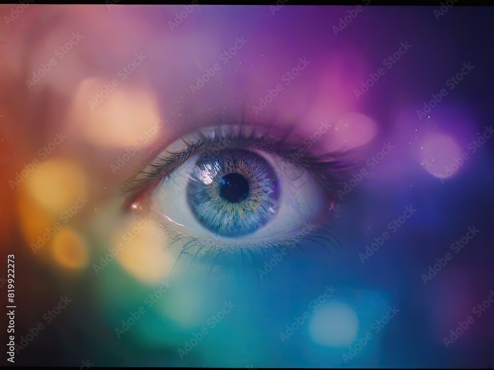 Fototapeta premium eye in the eye