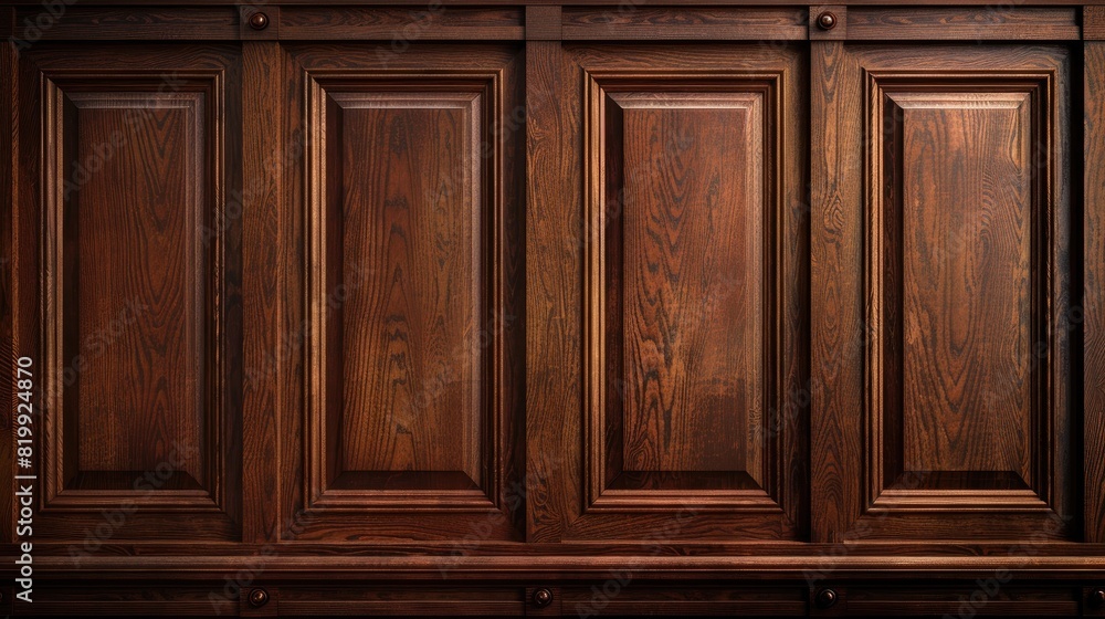 A wooden wall with four panels. The wall is made of wood and has a natural, rustic feel A wooden wall with four panels. The wall is made of wood and has a natural, rustic feel