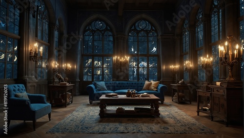 the celestial realms of the Ravenclaw Common Room