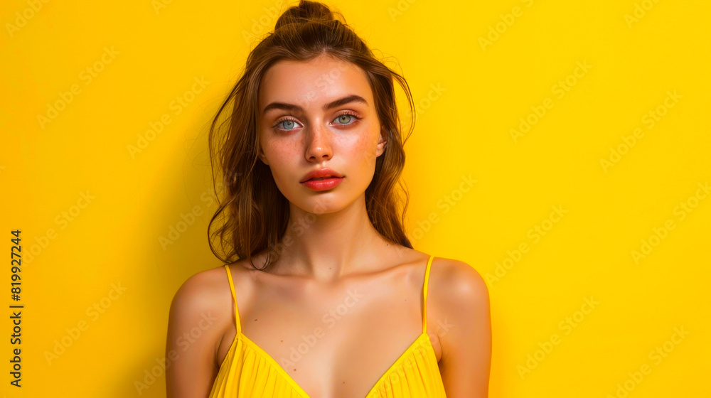Attractive 20-Year-Old in Yellow Swim Fashion
Attractive 20-Year-Old in Yellow Swim Fashion