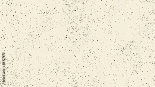Minimalistic blank kraft paper background. Beige grain texture with small grunge noise and dots. Classic simple pattern. Vintage ecru rice paper.