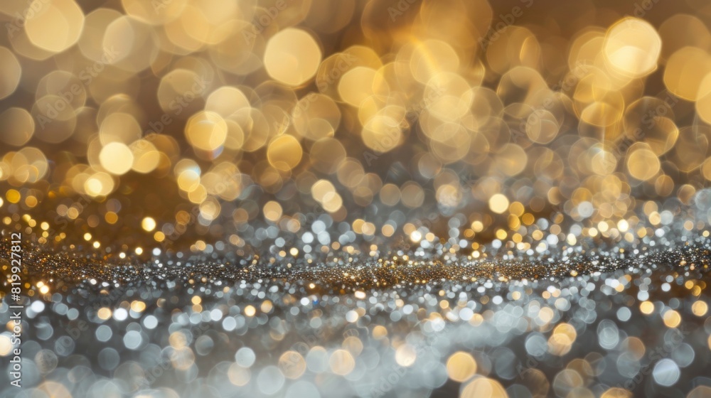 Shiny gold glitter bokeh background. Creative sparkling star dust texture for luxury rich greeting card. Jewel abstract Christmas aesthetic. Shiny gold glitter bokeh background. Creative sparkling star dust texture for luxury rich greeting card. Jewel abstract Christmas aesthetic.