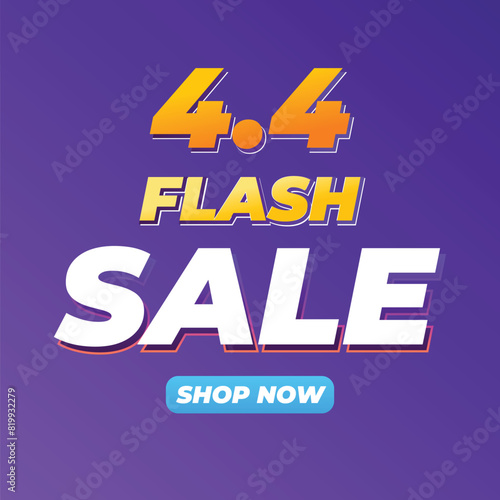 Flash sale offer purple for instagram photo