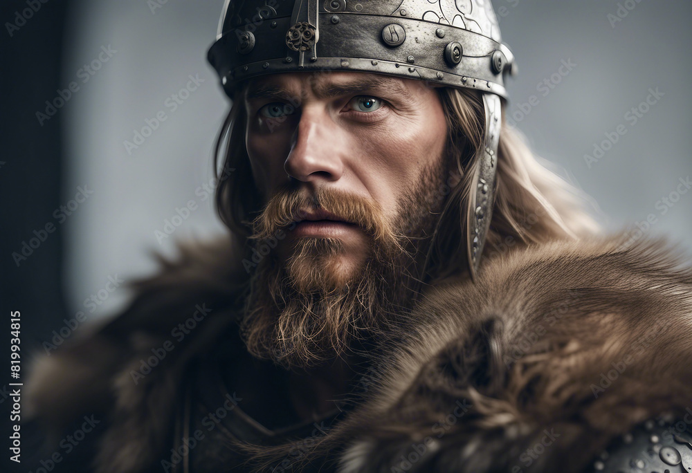 portrait of a viking warrior man, isolated white background
portrait of a viking warrior man, isolated white background