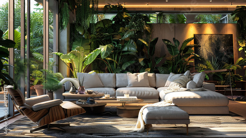 Enhancing Your Modern Lounge with Natural Elements