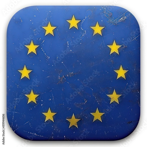 European union flag icon 