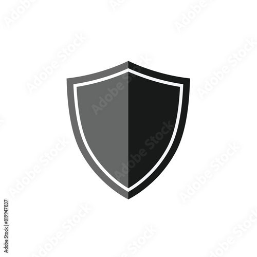 Free Download Black shield icon. Vector illustration - GFXLoad