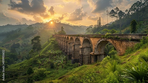 Nine Arches Bridge in Ella  Sri Lanka