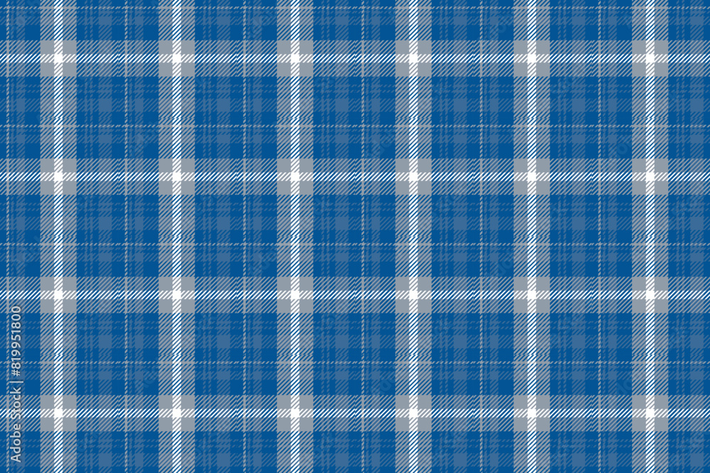 Fototapeta premium Illustration, Abstract pattern of sweater weaving style with blue color background.