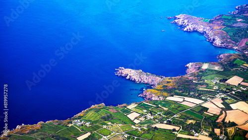 Φωτογραφία Pointe du Raz pointe du Van Sein island and trepassés bay in atlantic ocean nort