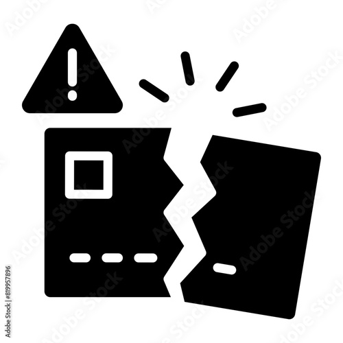 Credit Crunch  Icon Element For Design