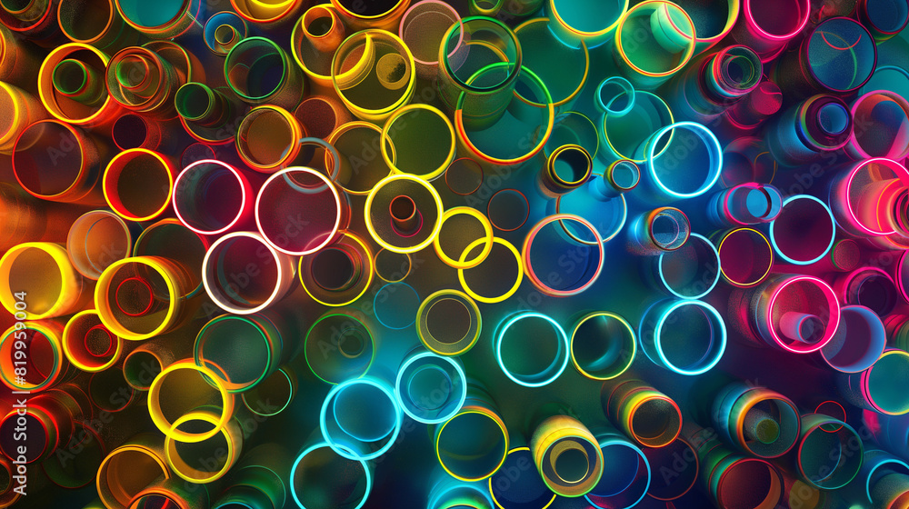 circle neon effect illustrator circle neon effect illustrator