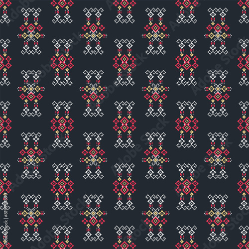 abstract seamless pattern, ethnic background, simple style - great for textiles, banners, wallpapers, wrapping - vector design