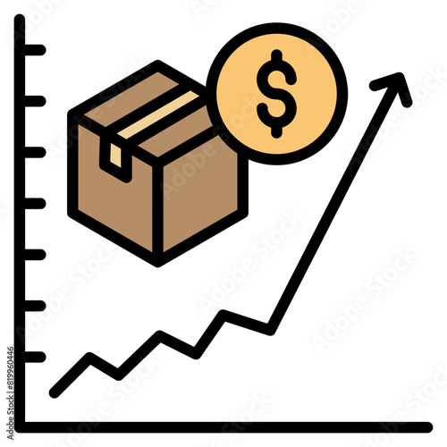 Hyperinflation  Icon Element For Design
