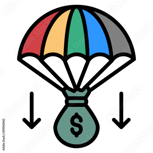 Bailout  Icon Element For Design