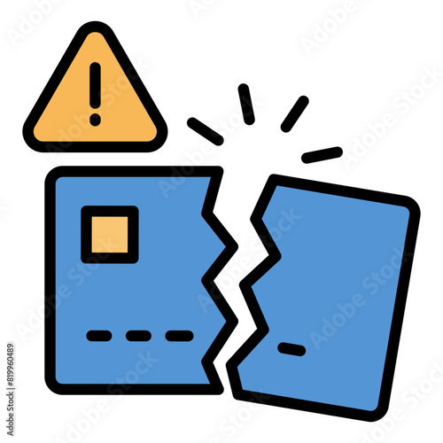 Credit Crunch  Icon Element For Design