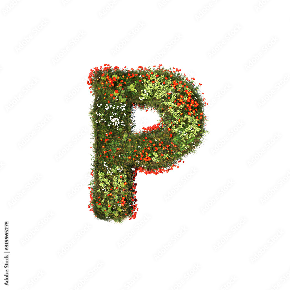 3d Rendering of Plant Alphabet - Letter P
3d Rendering of Plant Alphabet - Letter P