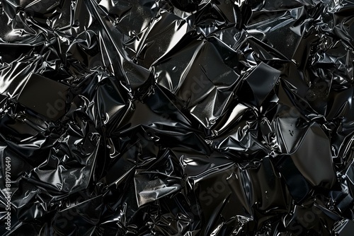 Black texture made of shiny plastic, high quality, high resolution