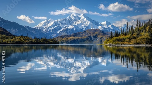 Lake Clark National Park in Alaska  USA