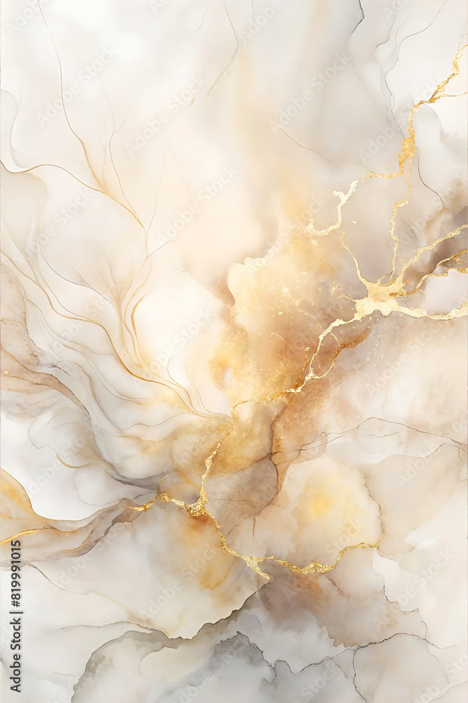 Subtle alcohol ink art in beige with golden highlights. Perfect for covers, wallpapers, branding, greeting cards, invitations, social media and other stylish projects. Subtle alcohol ink art in beige with golden highlights. Perfect for covers, wallpapers, branding, greeting cards, invitations, social media and other stylish projects.