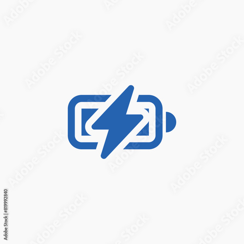 battery charge power lightning icon