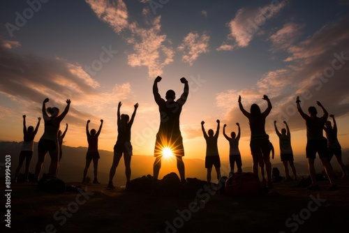 A group fitness session promoting physical health