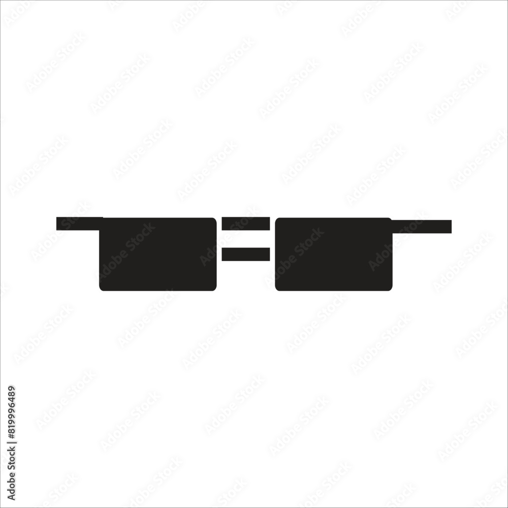 glasses vector icon line template glasses vector icon line template