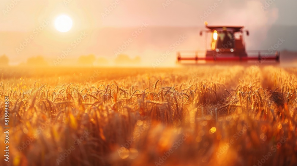 Fototapeta premium Agricultural Innovations: Showcase the use of petrochemicals in precision farming, optimizing resource efficiency and minimizing environmental impact